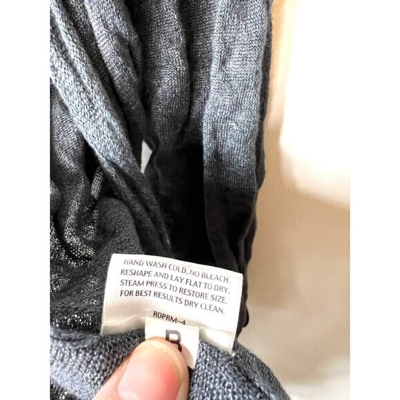 Eileen fisher linen open sweater women’s petite small - Picture 6 of 8